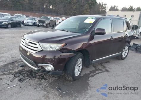 2012 Toyota Highlander Base V6 from USA, damaged, VIN 5TDBK3EH8CS138955